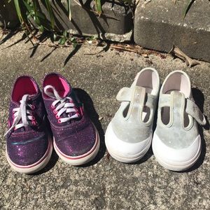Vans toddler girl sneakers 7.5